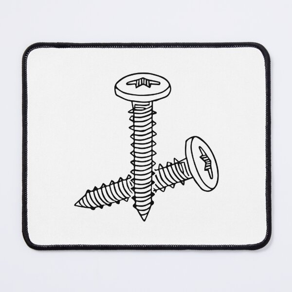 Item preview, Doodle of galvanized screws designed and sold by rasagamastore.