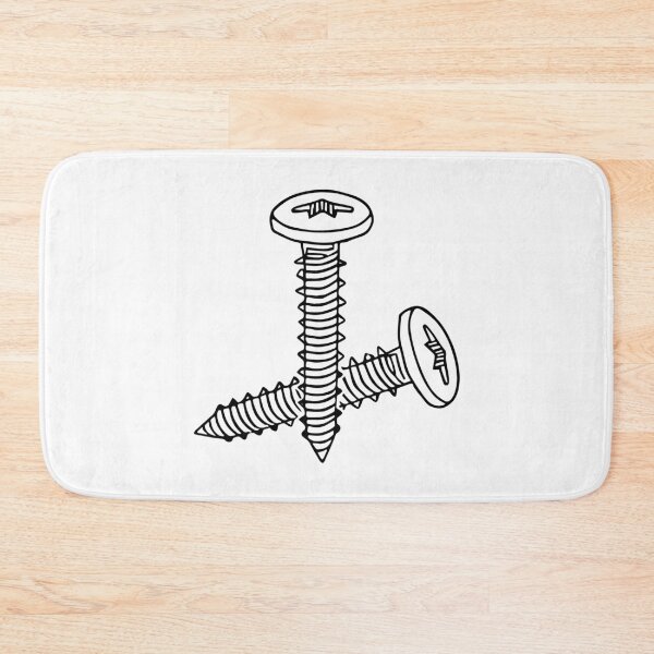 Item preview, Doodle of galvanized screws designed and sold by rasagamastore.
