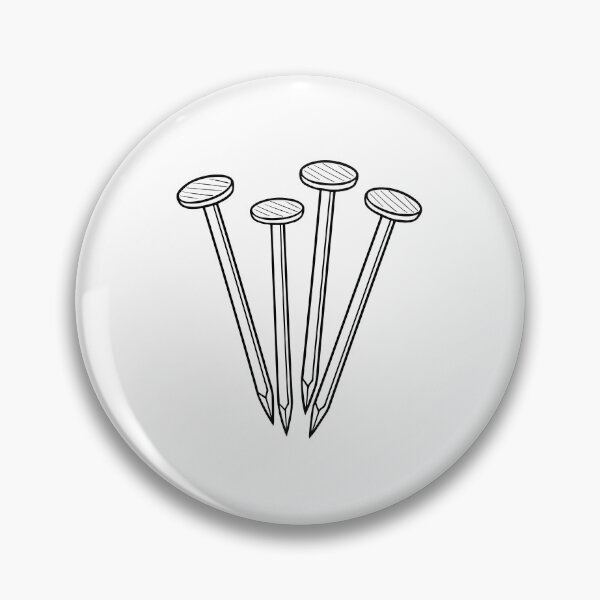 Item preview, Doodle of heavy-duty nails designed and sold by rasagamastore.