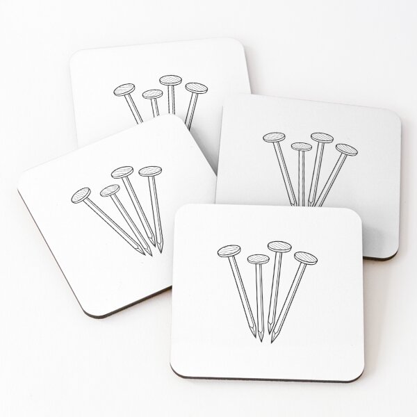 Item preview, Doodle of heavy-duty nails designed and sold by rasagamastore.