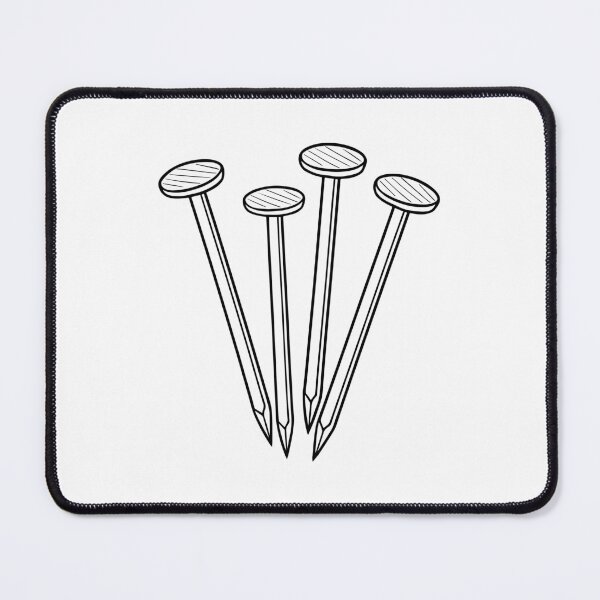 Item preview, Doodle of heavy-duty nails designed and sold by rasagamastore.
