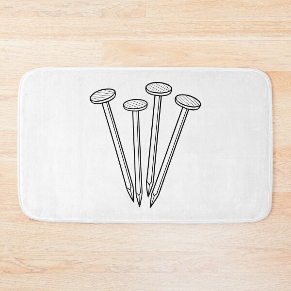 Item preview, Doodle of heavy-duty nails designed and sold by rasagamastore.