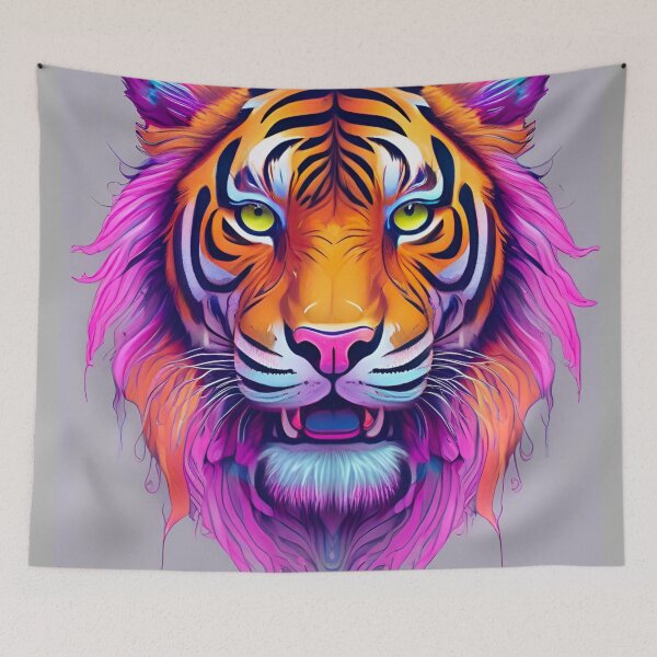Item preview, Neon Tiger designed and sold by MatrixTattoo.