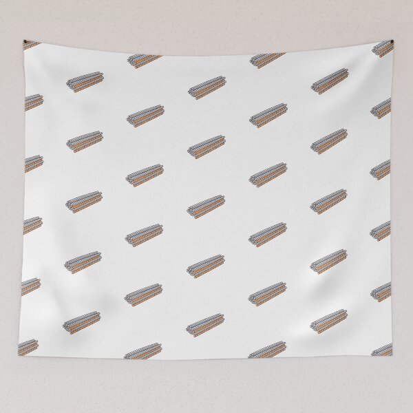 Item preview, Doodle of a constructed reinforced rebar designed and sold by rasagamastore.