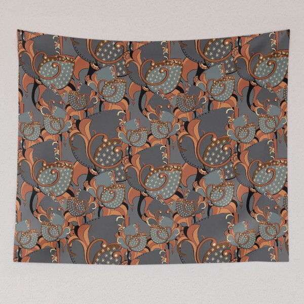 Item preview, Big abstract flower, Grey-brown version designed and sold by Alex  Blud.