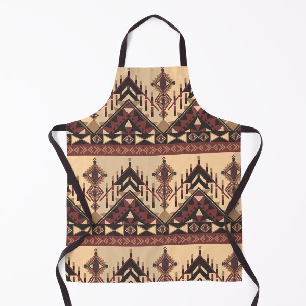 Item preview, ethnic pattern, geometric,on background, red brown,design, tribal fabric. designed and sold by DMTJ.