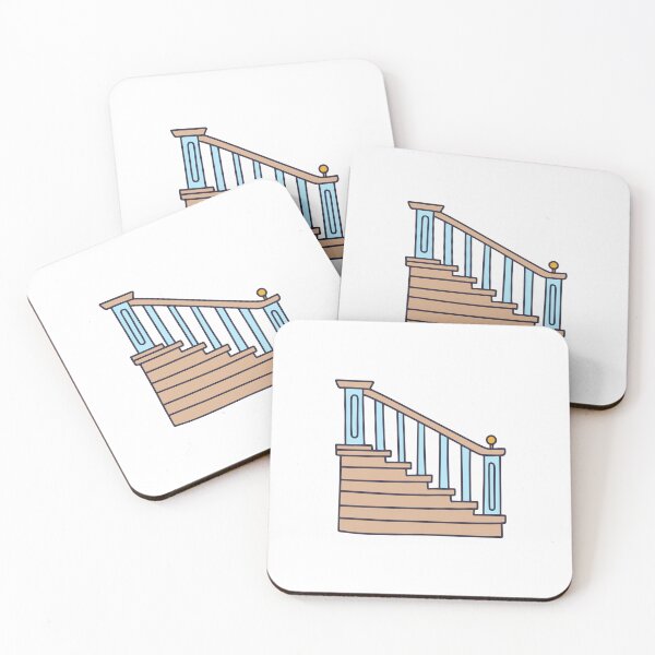 Item preview, Wooden staircase with ornate banisters designed and sold by rasagamastore.