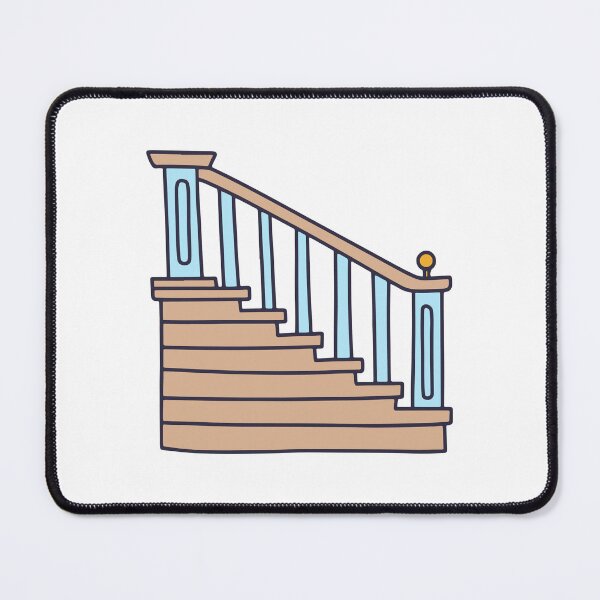 Item preview, Wooden staircase with ornate banisters designed and sold by rasagamastore.