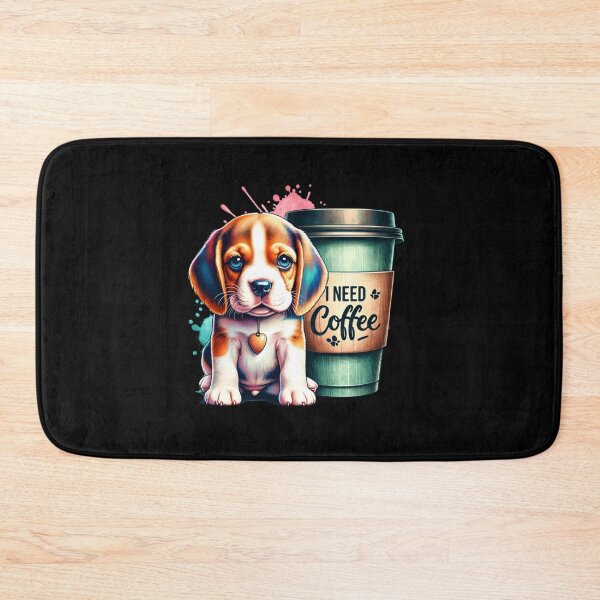 Item preview, "Caffeine & Paws – 'I Need Coffee' Pet Lover's Collection" designed and sold by artedigital99.