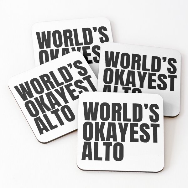 Item preview, World's Okayest Alto - Black designed and sold by Cutsandsparks.