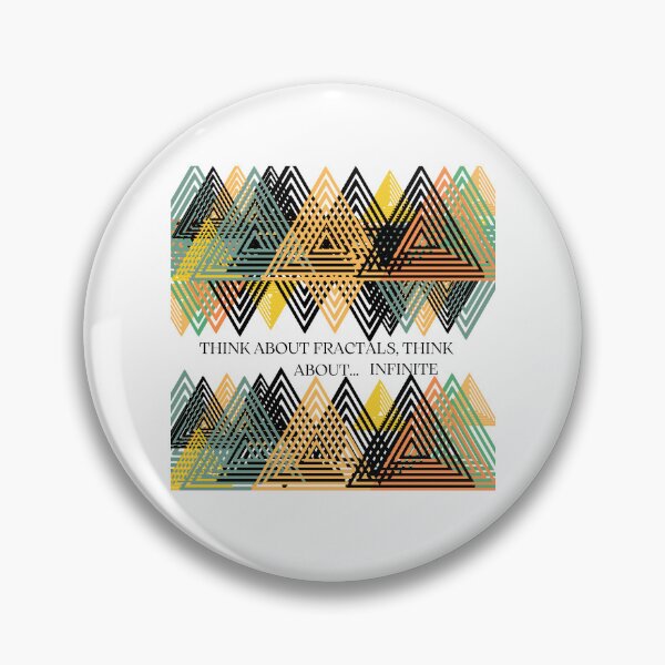 Artikelvorschau, Unendliches Sierpinski-Dreieck-Fraktaldesign – Denken Sie in Fraktalen, denken Sie in Unendlichkeit entworfen und verkauft von StyleFused.