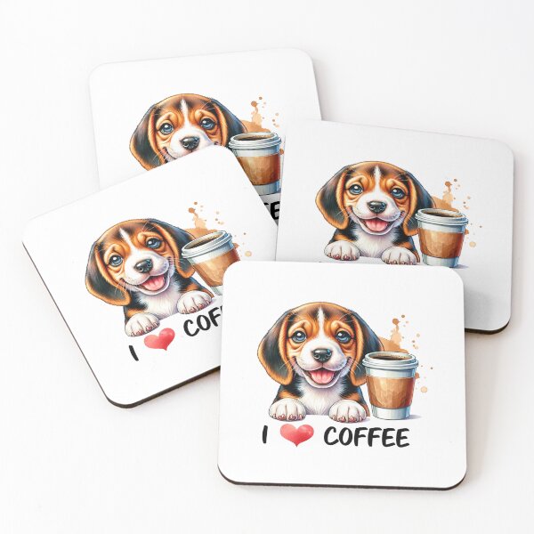 Item preview, Caffeine & Paws – 'I Need Coffee' Pet Lover's Collection designed and sold by artedigital99.