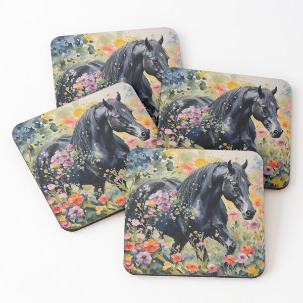 Item preview,  Watercolor Horse In Wild Flowers designed and sold by Gabriela McDaniel.