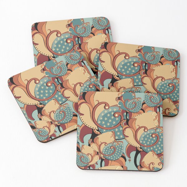 Item preview, Big abstract flower, Blue and brown version designed and sold by Alex  Blud.