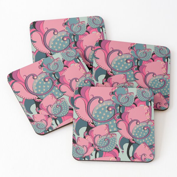 Item preview, Big abstract flower, Pink and blue version designed and sold by Alex  Blud.
