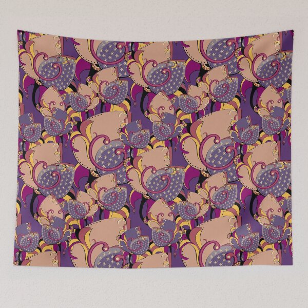 Item preview, Big abstract flower, Purple-beige version designed and sold by Alex  Blud.