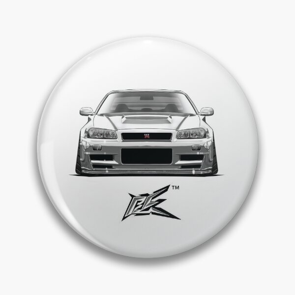 Item preview, nissan skyline gtr r34 white  designed and sold by NaquashM.