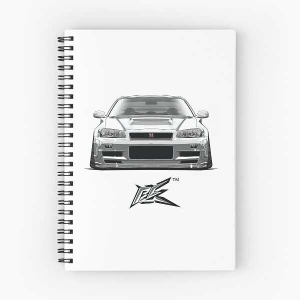 Item preview, nissan skyline gtr r34 white  designed and sold by NaquashM.