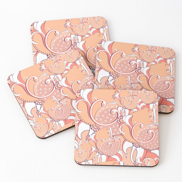 Item preview, Big abstract flower, Light peach version designed and sold by Alex  Blud.