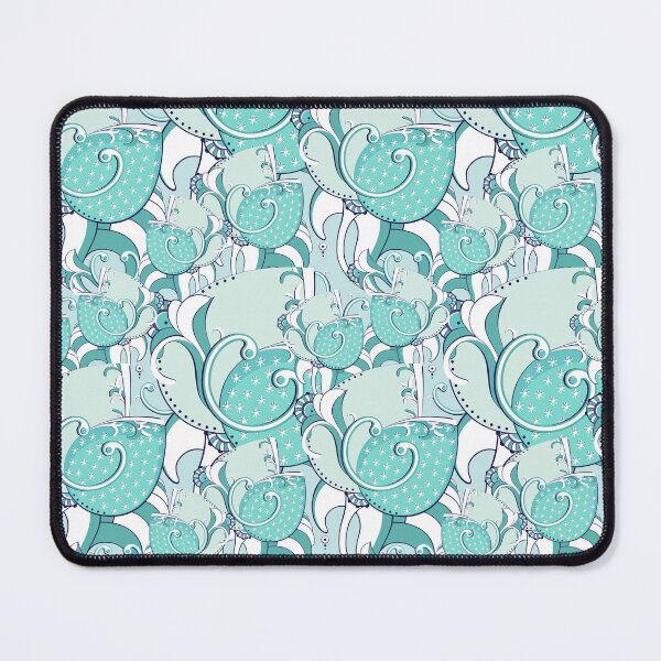 Item preview, Big abstract flower, Turquoise version designed and sold by Alex  Blud.