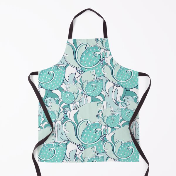 Item preview, Big abstract flower, Turquoise version designed and sold by Alex  Blud.