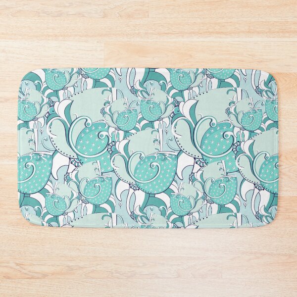 Item preview, Big abstract flower, Turquoise version designed and sold by Alex  Blud.