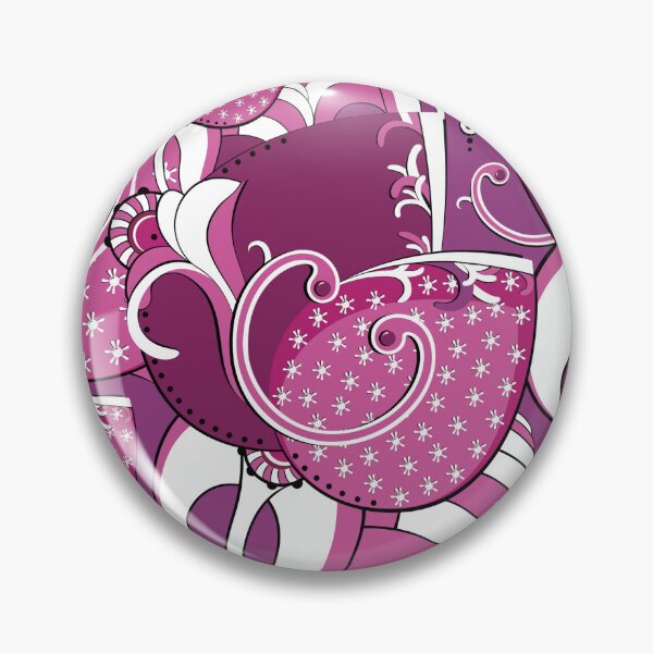 Item preview, Big abstract flower, Burgundy version designed and sold by Alex  Blud.
