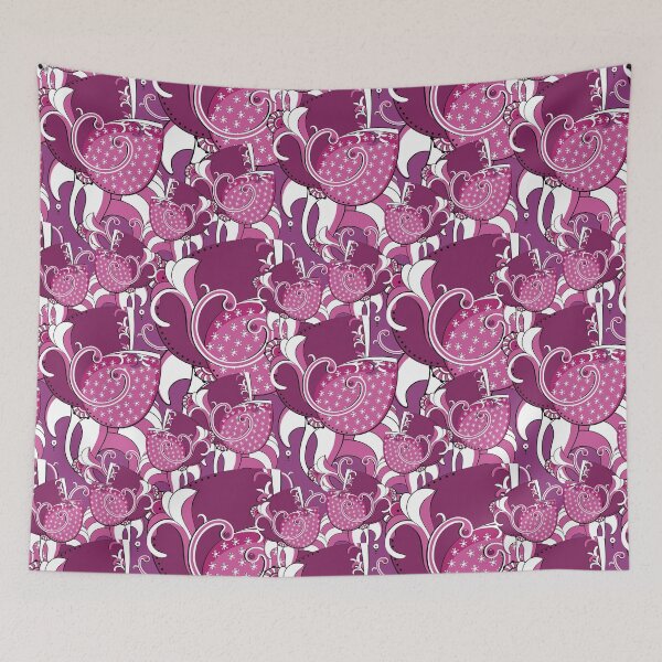 Item preview, Big abstract flower, Burgundy version designed and sold by Alex  Blud.