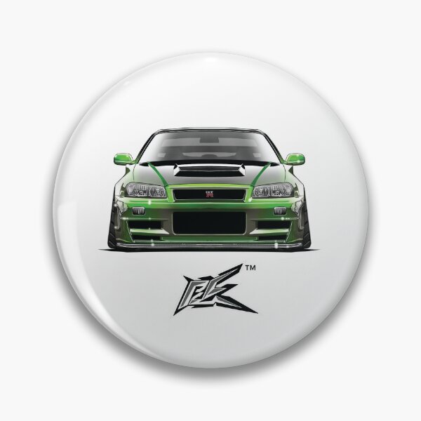 Item preview, nissan skyline gtr r34 green  designed and sold by NaquashM.