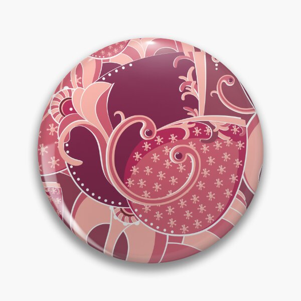 Item preview, Big abstract flower, Burgundy-peach version designed and sold by Alex  Blud.