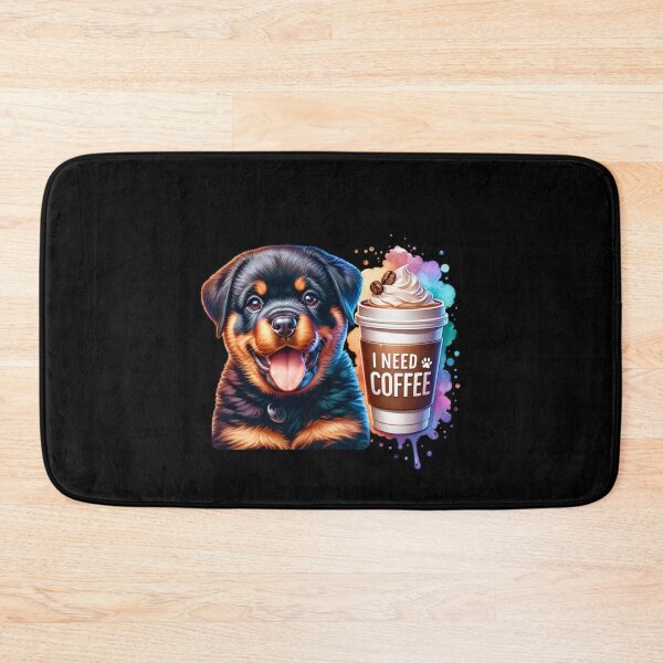 Item preview, Caffeine & Paws – 'I Need Coffee' Pet Lover's Collection designed and sold by artedigital99.