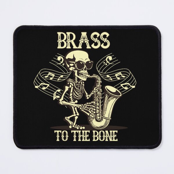 Item preview, BRASS TO THE BONE  Cool Skeleton Saxophone Player designed and sold by theflandonian.