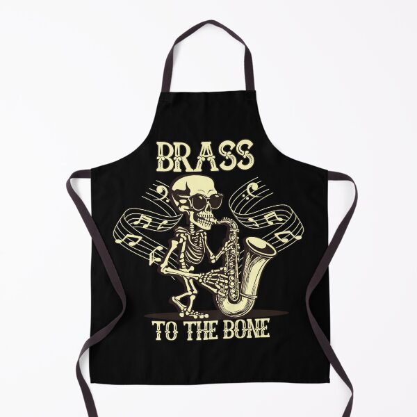 Item preview, BRASS TO THE BONE Cool Skeleton Saxophone Player designed and sold by theflandonian.