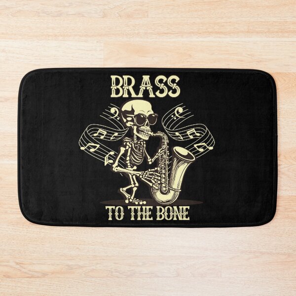 Item preview, BRASS TO THE BONE  Cool Skeleton Saxophone Player designed and sold by theflandonian.