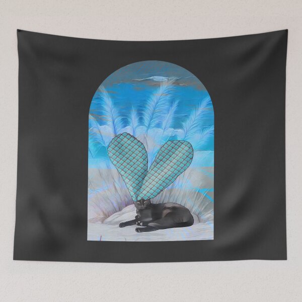 Item preview, Listen to the wind, blue designed and sold by FlossOrFi.