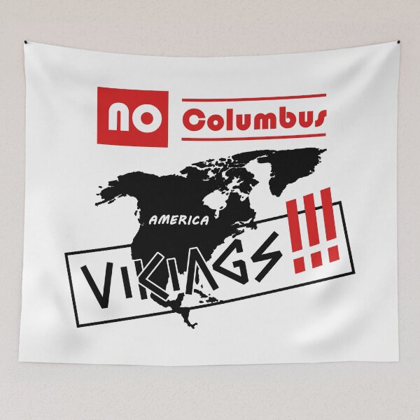 Item preview, No Columbus. Vikings (not for black item's) designed and sold by VikingDazo.