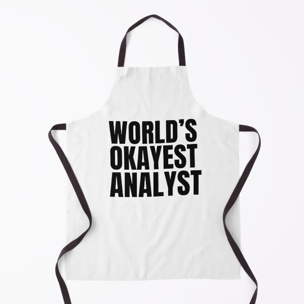 Item preview, World's Okayest Analyst - Black designed and sold by Cutsandsparks.