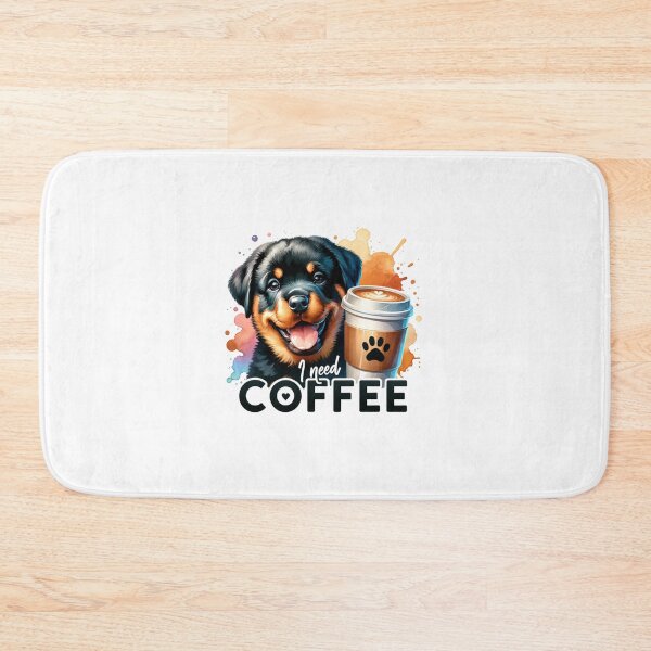 Item preview, Caffeine & Paws – 'I Need Coffee' Pet Lover's Collection designed and sold by artedigital99.