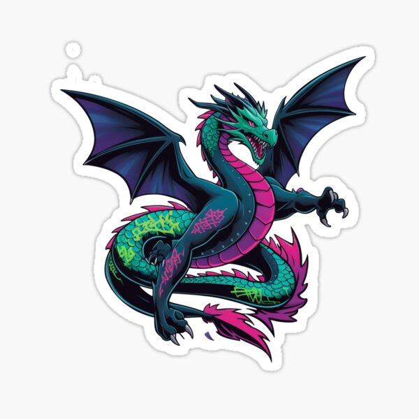 Artikel-Vorschau von Drache: Mythische Wut, designt und verkauft von TheDuckStyle.