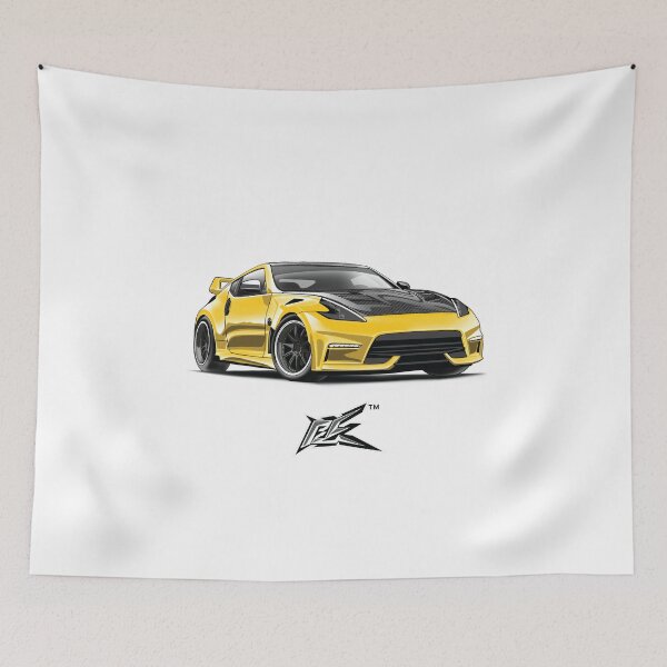 Item preview, nissan 370z yellow  designed and sold by NaquashM.