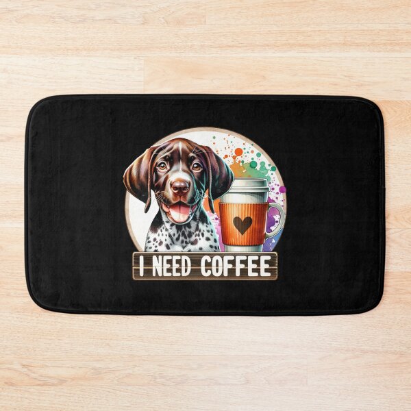 Item preview, Caffeine & Paws – 'I Need Coffee' Pet Lover's Collection designed and sold by artedigital99.