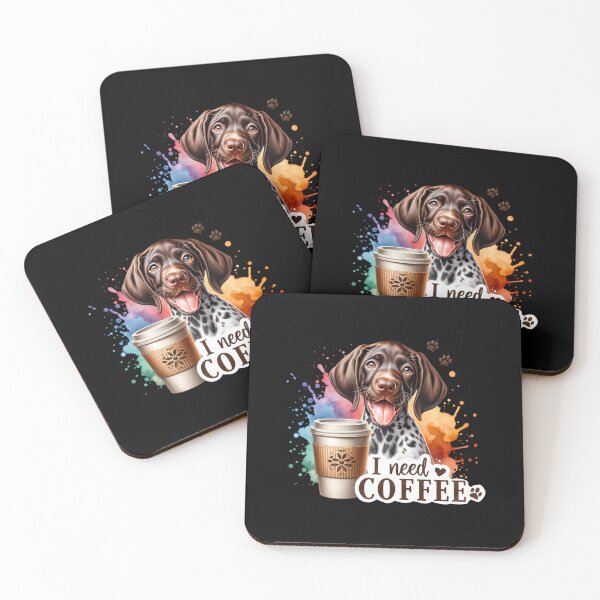 Item preview, Caffeine & Paws – 'I Need Coffee' Pet Lover's Collection designed and sold by artedigital99.