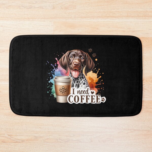 Item preview, Caffeine & Paws – 'I Need Coffee' Pet Lover's Collection designed and sold by artedigital99.