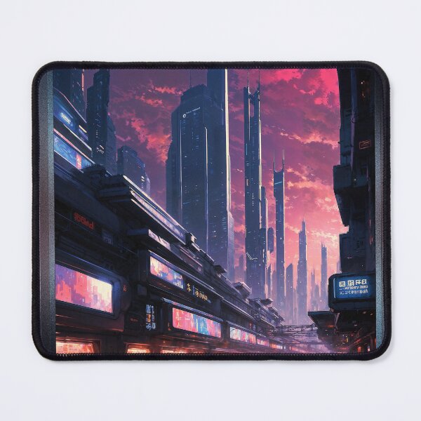 Item preview, The Cyberpunk Neon Metropolis Of Trelvore Mysterious AI Concept Art by Xzendor7 designed and sold by Xzendor7 Digital Art Creations.