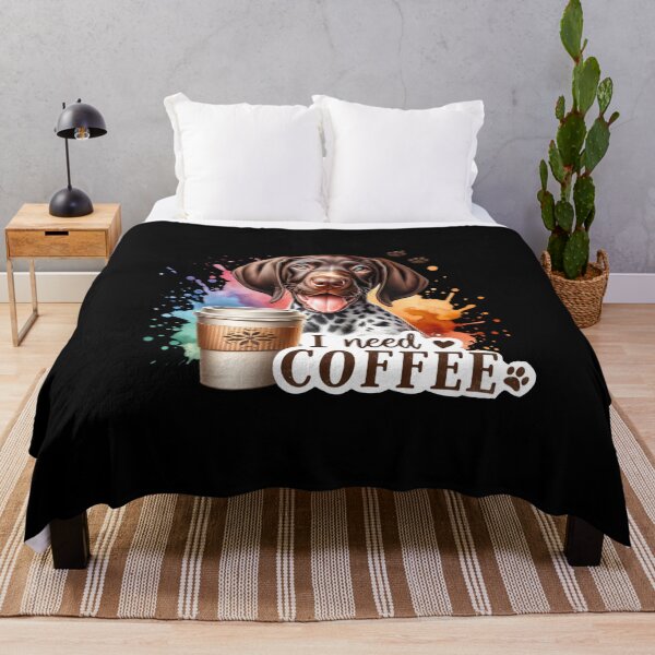 Item preview, Caffeine & Paws – 'I Need Coffee' Pet Lover's Collection designed and sold by artedigital99.