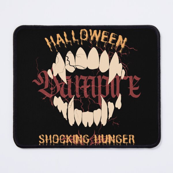 Item preview, Shocking Hunger – Vampire teeth in lightning design designed and sold by VisuSmArt Pixels.