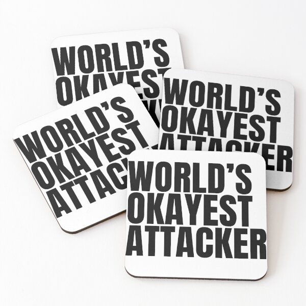 Item preview, World's Okayest Attacker - Black designed and sold by Cutsandsparks.
