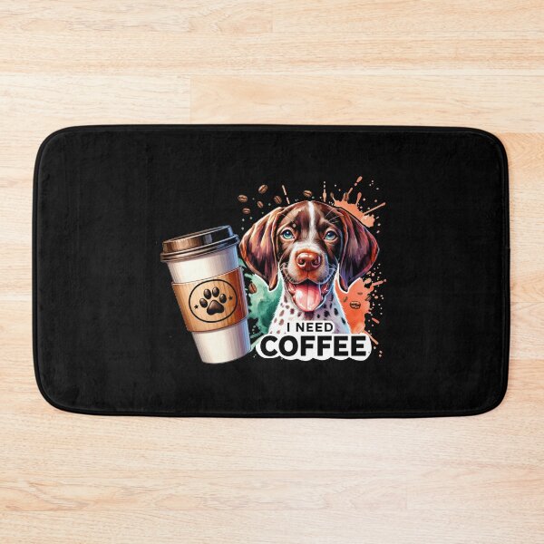 Item preview, Caffeine & Paws – 'I Need Coffee' Pet Lover's Collection designed and sold by artedigital99.