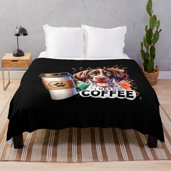 Item preview, Caffeine & Paws – 'I Need Coffee' Pet Lover's Collection designed and sold by artedigital99.