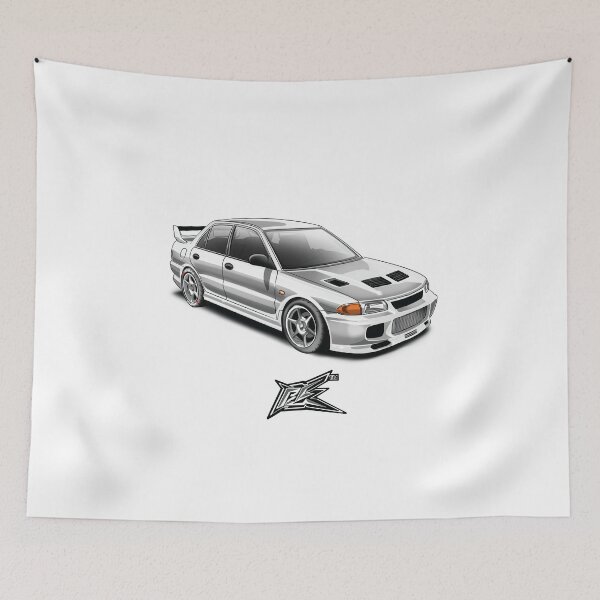Item preview, mitsubishi lancer evo3 white designed and sold by NaquashM.